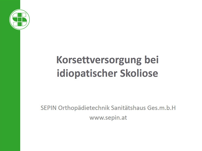 Korsettversorgung bei idiopatischer Skoliose