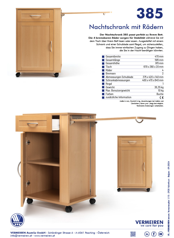 Artikelbeschreibung VE8002932 Nachtschrank