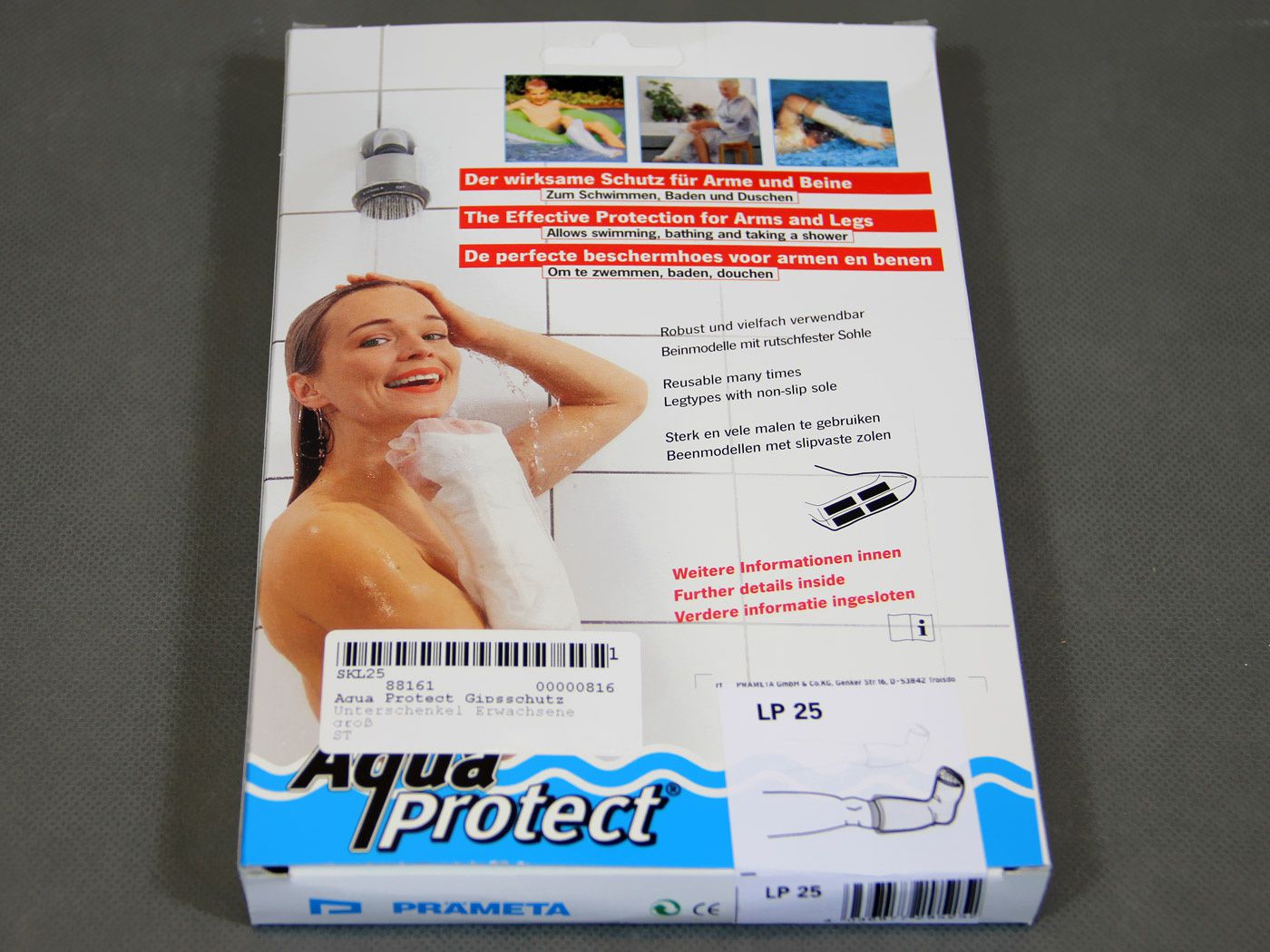 Aqua Protect Gipsschutz, Unterschenkel Erwachsene