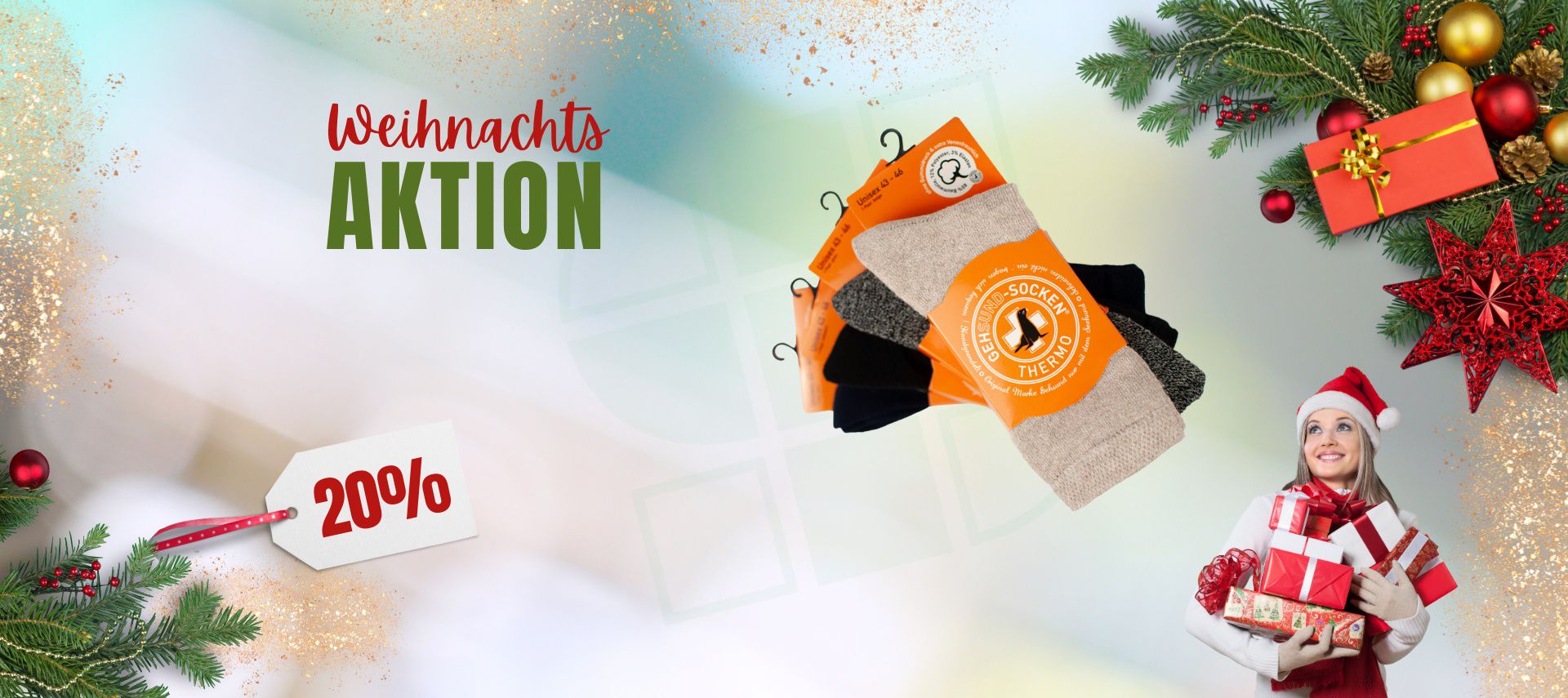 Gehsund Socken Weihnachtsaktion